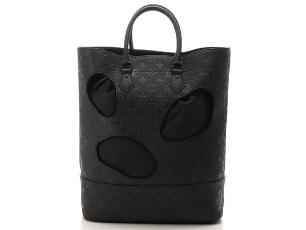 LOUIS VUITTON Withholes Tote Bag Empreinte Noir Black